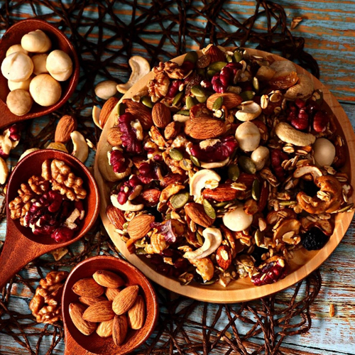 Granola siêu hạt gạo lứt ăn kiêng