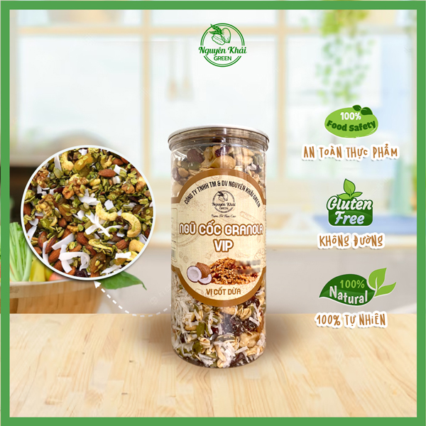 Ngũ cốc granola vị cốt dừa