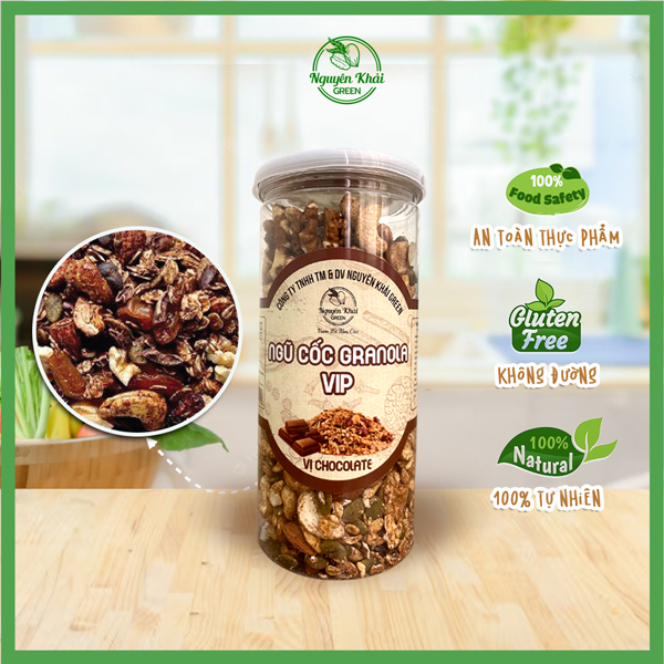 Ngũ cốc granola vip vị sô cô la